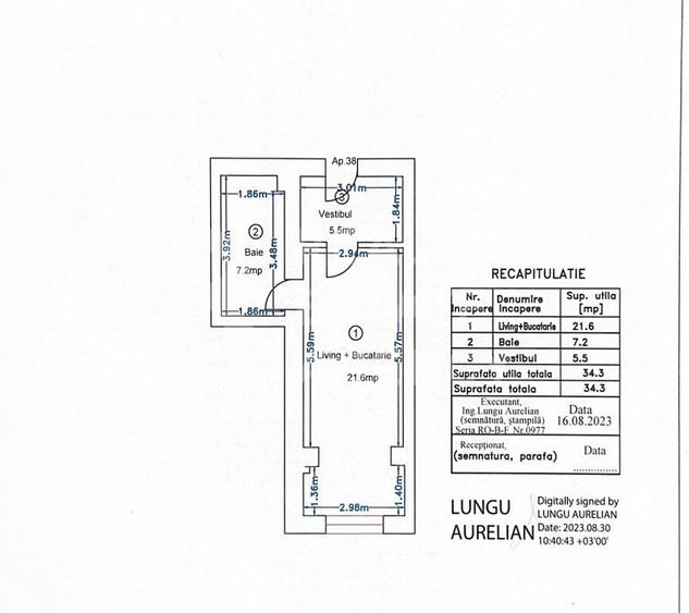 Studio, Pipera, oportunitate investiție - randament 6,2%