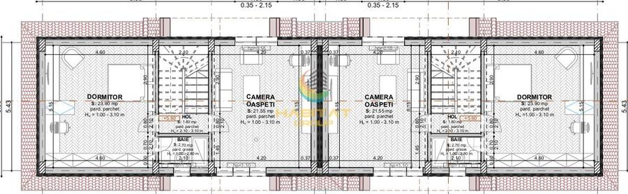 Vila 5 camere- teren 200mp- Scolii