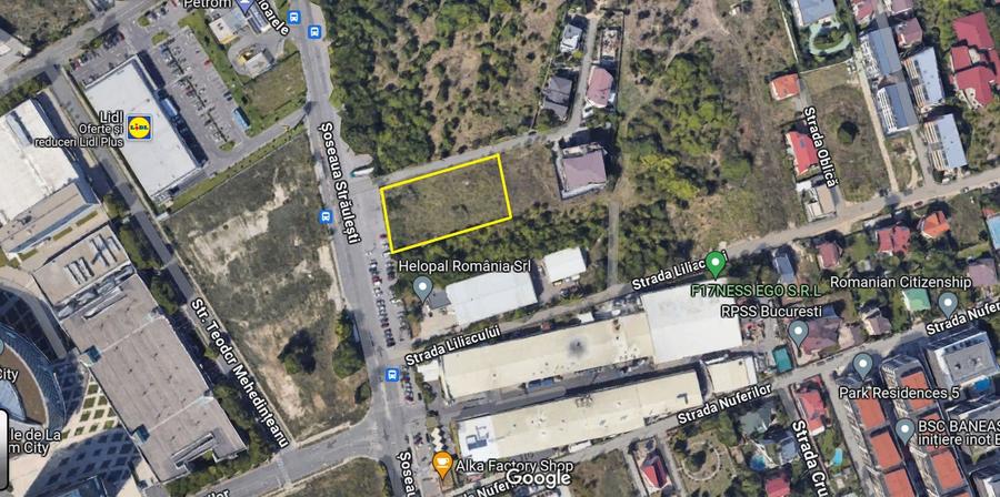 Teren 2600mp | Sector 1 | Pozitie excelenta | Dubla deschidere