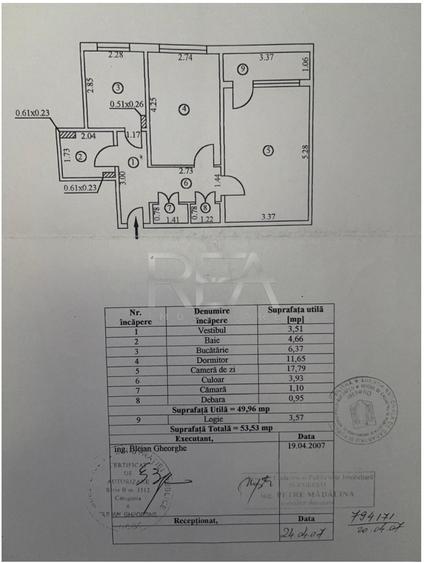 2 camere decomandat | 50 mp | Metrou Dristor