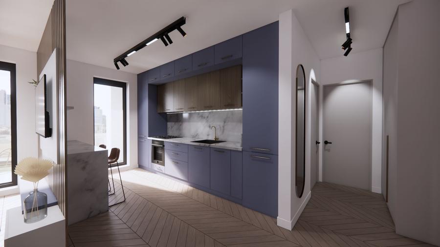 Apartament 4 camere tip Penthouse-2 min metrou Mihai Bravu-Finalizat