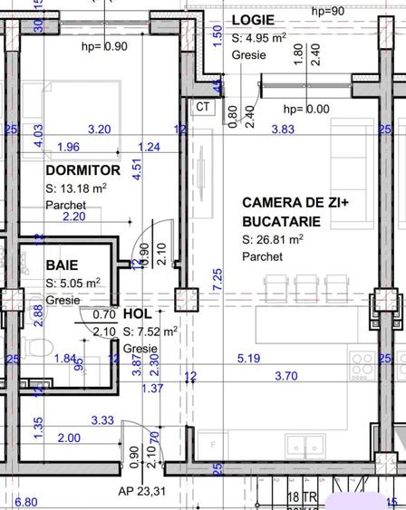 Apartament modern 2 camere | 54 MP | ETAJ 3 | ANSAMBLU REZIDENTIAL