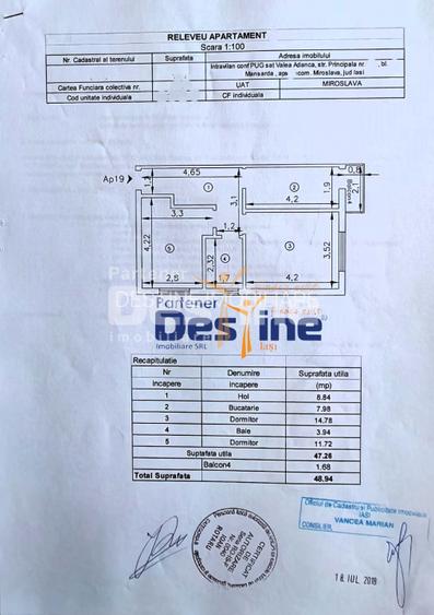 Comision 0% - Apartament 2 camere decomandat 49 mp et. 3 cu balcon și geam baie - 11