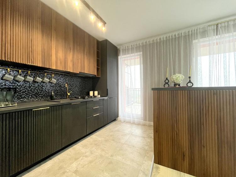 Penthouse modern, vedere panoramica Denya Forest
