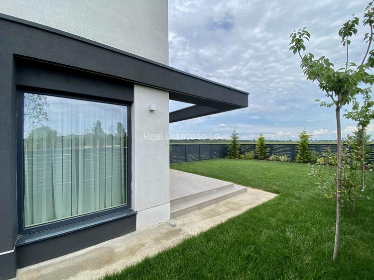 Vilă nouă cu bucătărie, cartier premium, pădure, lac, centru Corbeanca - 6