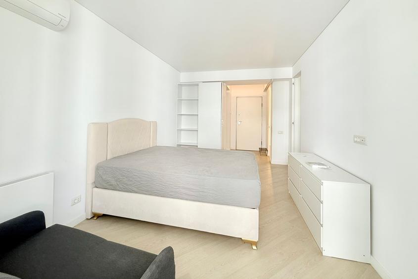 Studio mobilat Cortina North Pipera | 42 mp + parcare inclusa