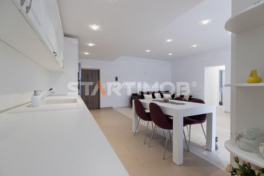 Apartament mobilat 3 camere bloc tip vila zona Coresi - 17