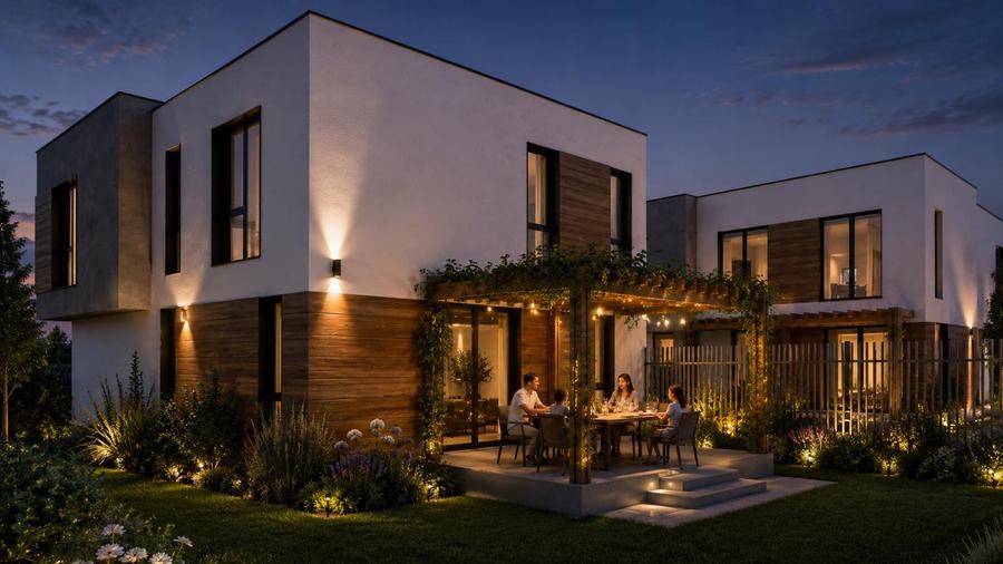 Vilă nouă 5 camere | Otopeni Centru | 150 mp utili | Teren 400 mp