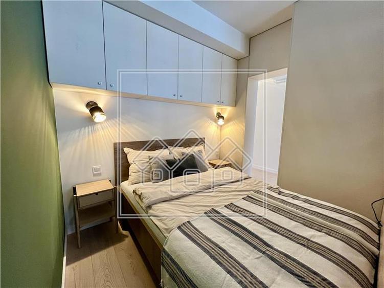 Studio modern, conf lux, aer conditionat, vila cu 2 etaje, balcon 7,6m