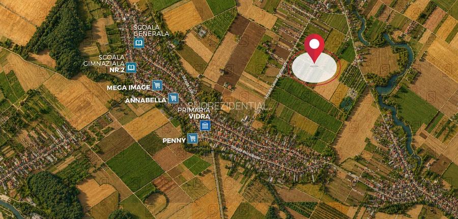 Teren vanzare, Berceni – Intrare Vidra, stradal Calea Bucuresti - 4