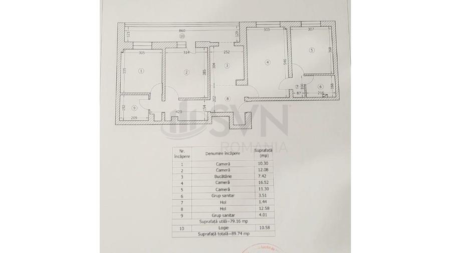REA1027990 4 Camere Crangasi - Parter cu balcon 10 mp