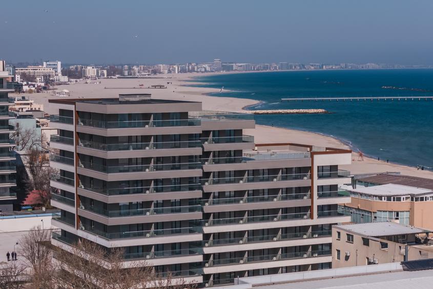 SOLID RESIDENCE Sea View PERLA - STUDIO MOBILAT SI UTILAT LUX vedere LA MARE