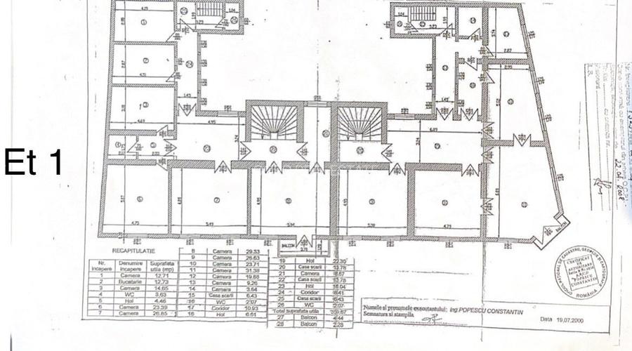 Spatiu comercial P+E zona Rosetti / 800 mp - 24