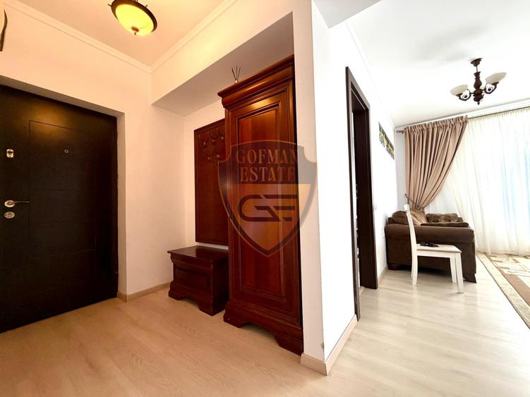 3 camere, Tomis Plus, 2 locuri de parcare, 69mp, parter, balcon centrala gaz A/C