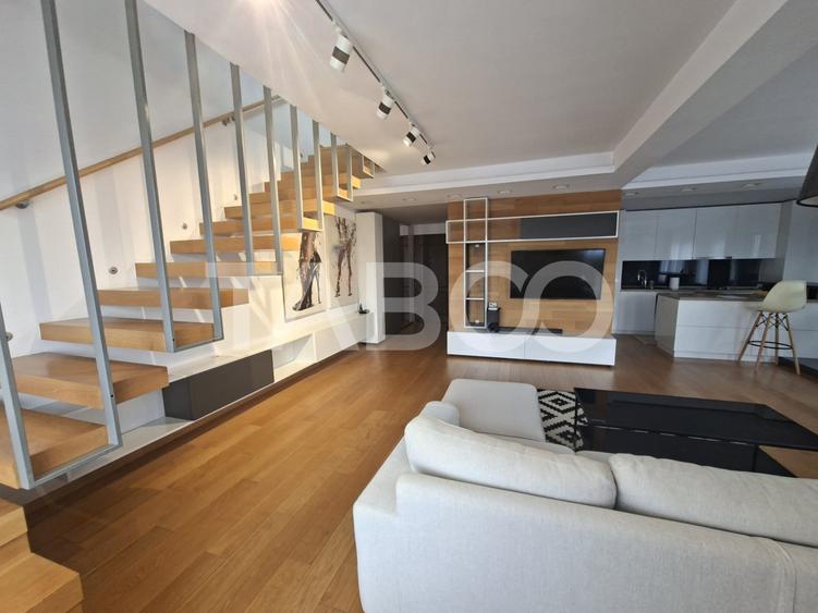 Penthouse de inchiriat 130mp terasa 30m zona Sub Arini Sibiu