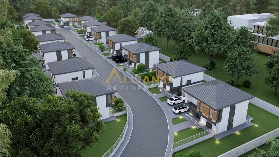Ansamblu rezidential _200m pana la statia de autobuz _strada asfaltata