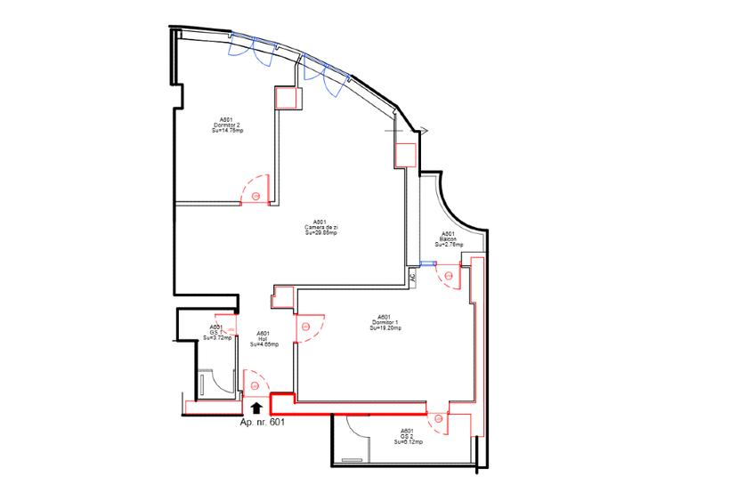 Vând apartament 3 camere, Bulevardul Unirii, etaj 6