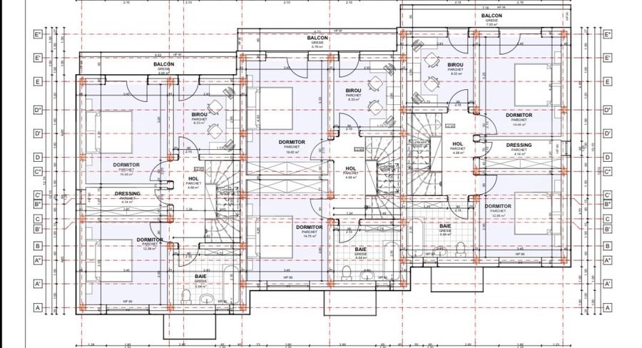 Casa tip triplex, 5 camere, 114 mp utili, Zona Plopi