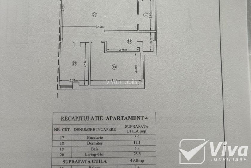 Str. Pepinierii - Ap 2 camere mobilat si utilat, etaj 1, 53 mp - 9