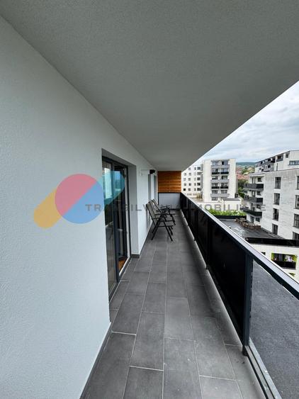 Apartament decomandat, terasa 15mp, Baciu