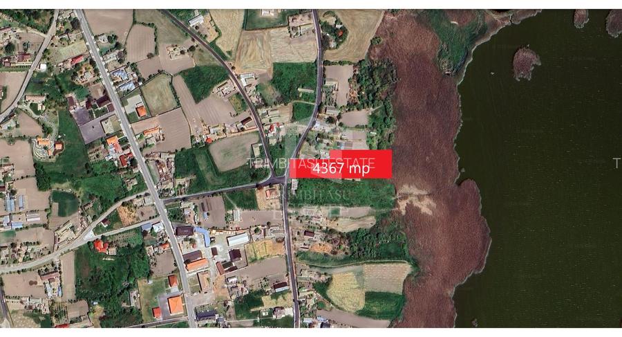 Teren intravilan 4367 mp – Salcioara – deschidere la lac