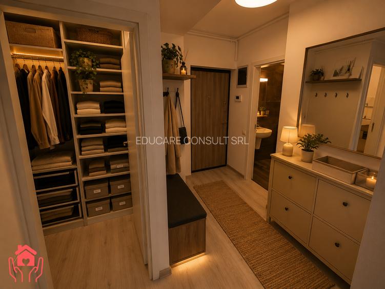 SISESTI-2 camere mobilate, 2 bai, terasa cu vedere lac, bloc boutique, parcare! - 7