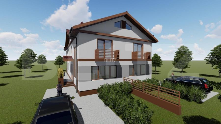 Duplex 4 camere, 140 mp utili, suprafata teren 300 mp, Giroc - 3