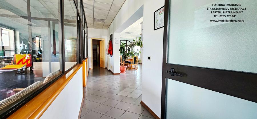 Complex imobiliar, hala, birouri si apartament, teren 1896 mp, Piatra Neamt