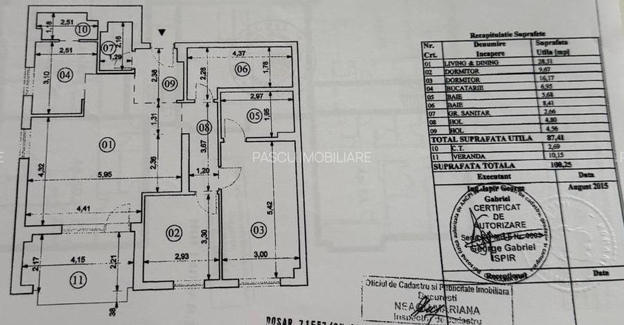 Apartament 3 camere Baneasa, Felicity Residence, 100 mpu, parcare - 1