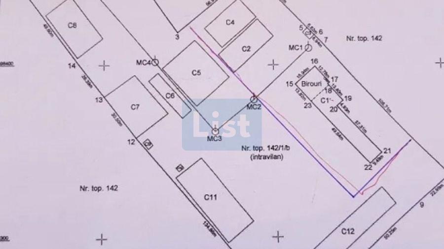 Ferma langa Oravita 5600 mp construiti si teren 24281 intravilan