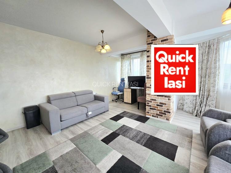 Palas Mall Bloc Nou Modern Apartament 2Camere Open Space De Inchiriat - 4