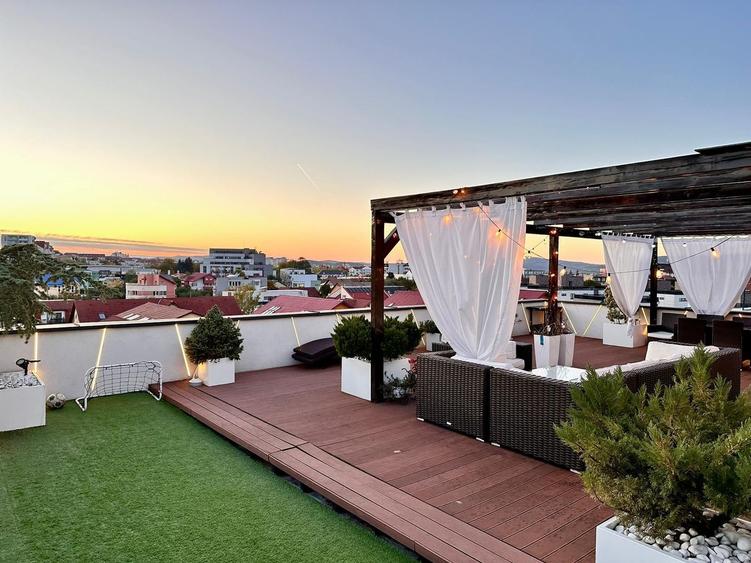 0% COMISION Penthouse ultrafinisat,180 mp +250 mp terasa,garaj dublu