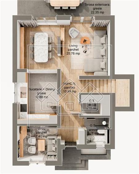 Casa in Sibiu - Sura Mare - 5 camere - teren 340 mp