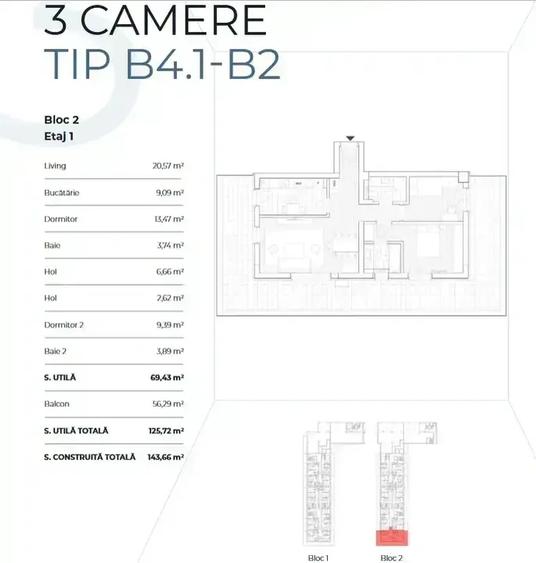 Apartament Lux 3 Camere Barbu Vacarescu I Promenada Mall