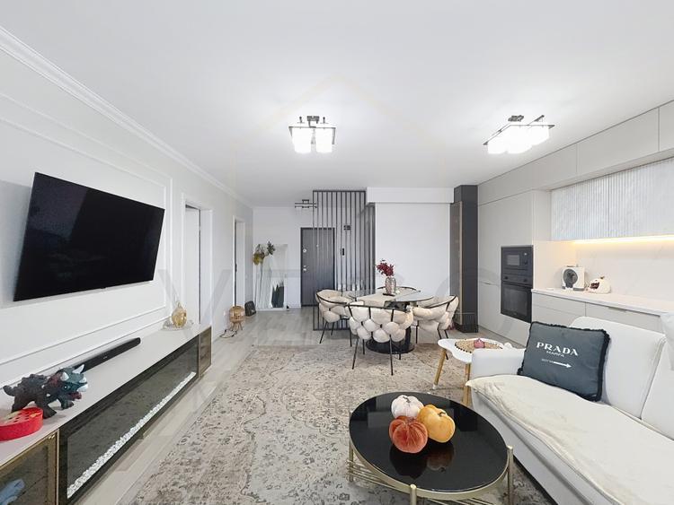 Apartament 2 camere complet mobilat, bloc nou, 58 mp, zona A. Vlaicu