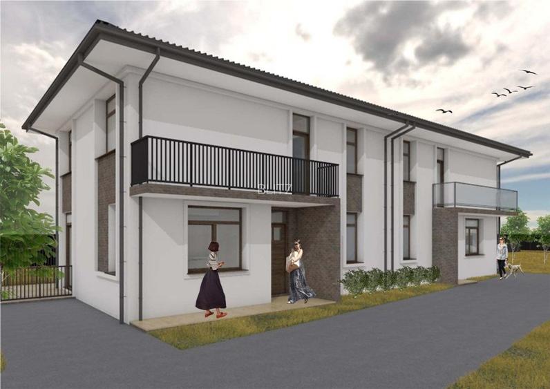 Duplex de vanzare, 100 mp, 250 teren, semifinisat, P+E, Gilau