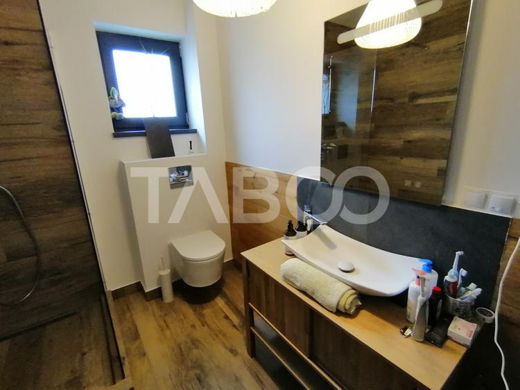 Casa individuala moderna cu terasa teren 408 mp zona Selimbar Sibiu