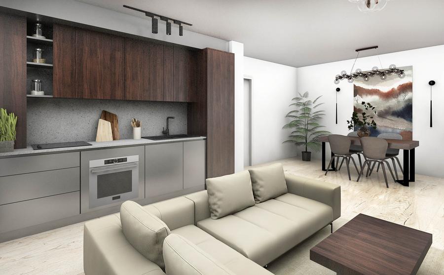 Ap 3 camere finalizat 63 mp utili balcon 15mp Orhideea D-na Stanca- Selimbar