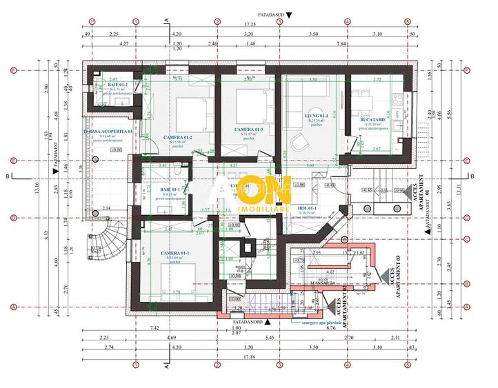 Apartament tip duplex, D+P, 5 camere, la cheie, 450 mp teren, Barabant - 3