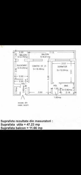 Centru - bd Ferdinand - 2 camere , et 8