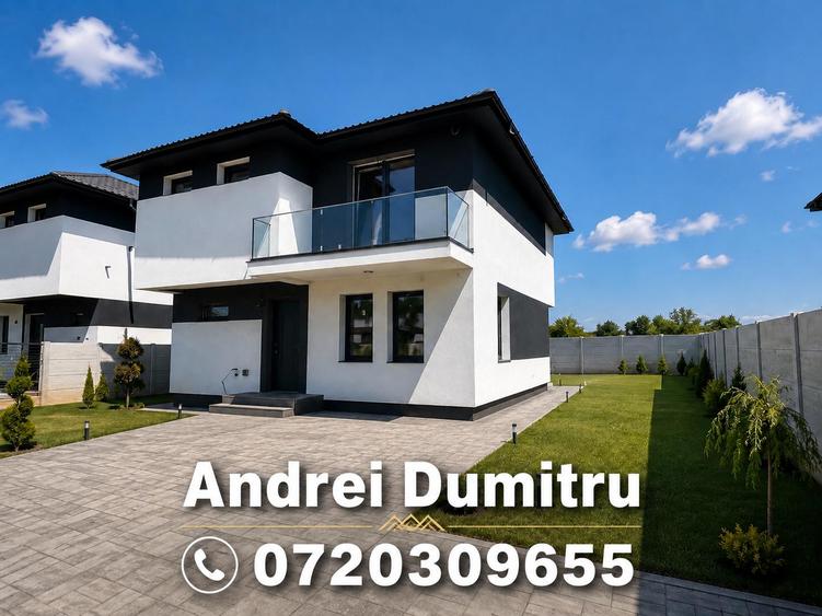 Casă nouă in Com Berceni | 140 mp | 3 băi | Teren 334 mp | Beci | Terasă 18 mp