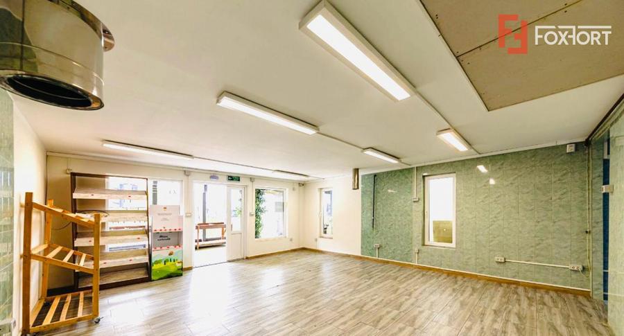 Spatiu comercial si terasa cu casa de locuit - zona Dambovita