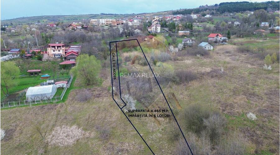 Teren Soseaua Bucium 5006 mp Intravilan - PUZ Aprobat - 6 Loturi - 2