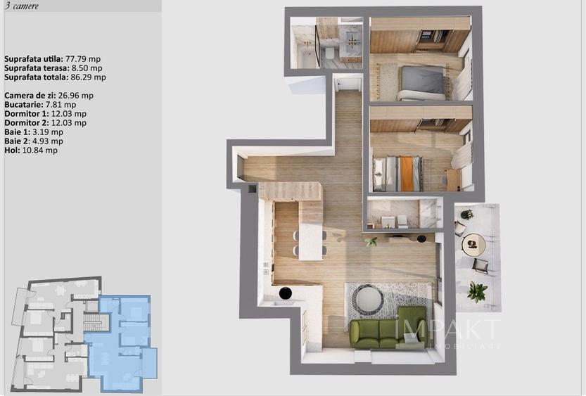 Apartamente premium in centrul orașului – confort, calitate!