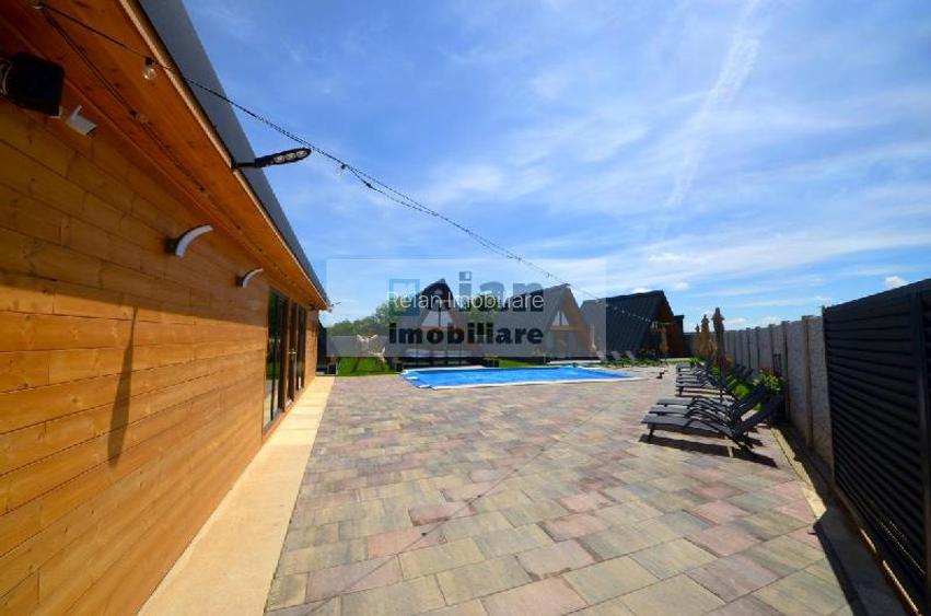Gruiu, Complex Turistic De Vânzare, 4 Cabane A-frame, Piscină, Spatiu - 2