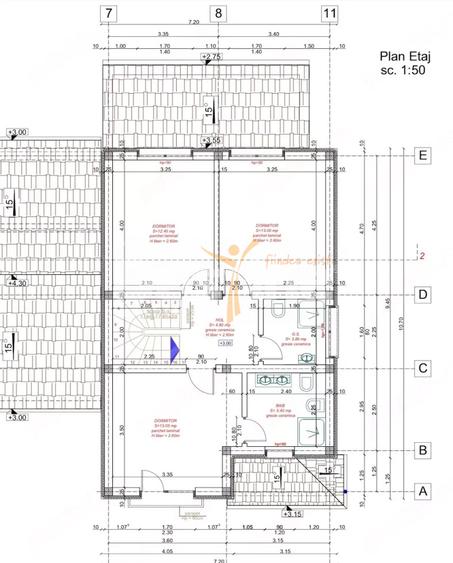 Duplex despartit prin garaj, Mosnita Noua, - 4