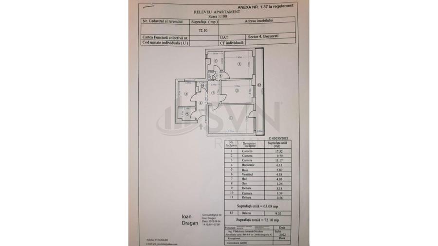 REA1028689 Apartament 3 camere I Tineretului I Piata Norilor I De vanzare