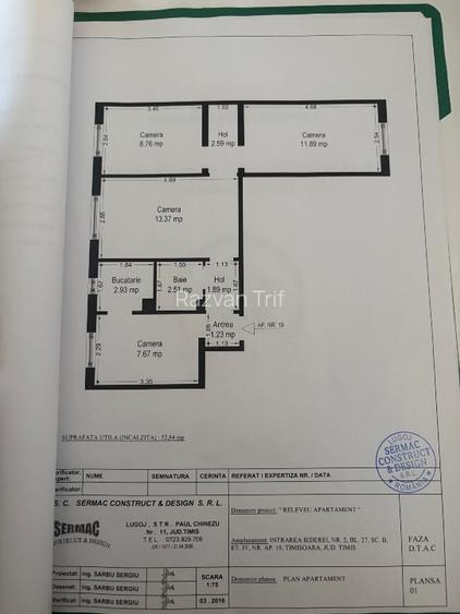 Vand apartament 3 camere, 2 bucatarii Calea Sagului - 3
