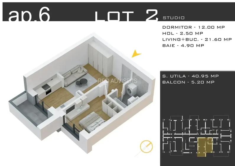 Apartament 2 Camere 0% COMISION Theodor Pallady Metrou Nicolae Teclu - 12