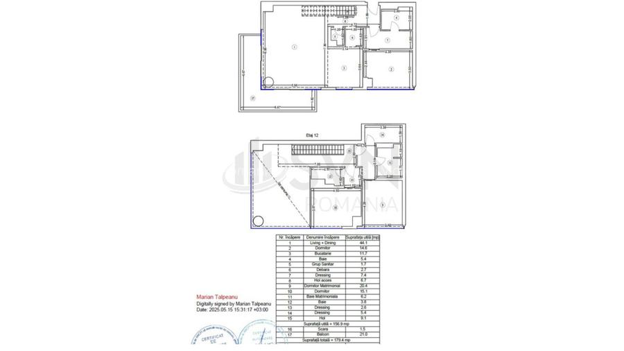 REA1028469 Duplex superb cu vedere lac cu parcare si boxa Upsite Floreasca - 21